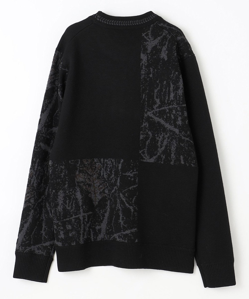 JOSEPH HOMME フォレストジャガードブロック　クルーネックニット 