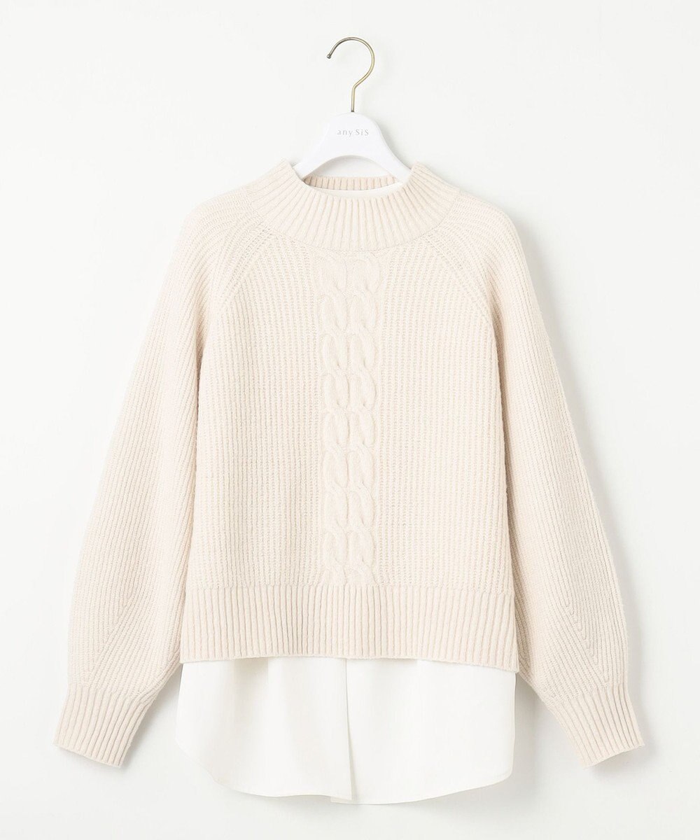 ANY SIS 【2SET】ニットレイヤード セット 