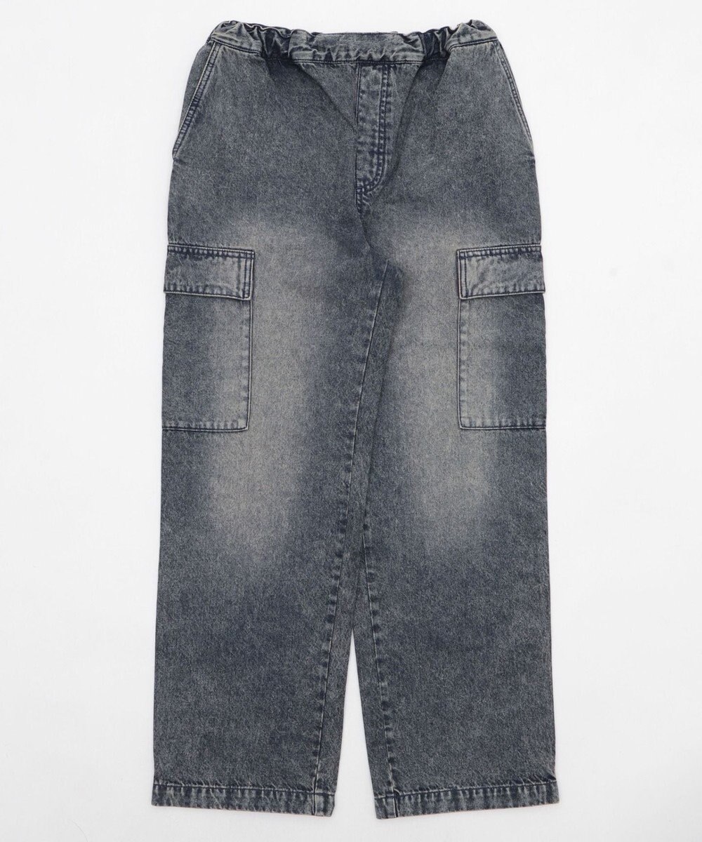 WEGO 【KIDS】デニムイージーカーゴパンツ（JUNIOR） 
