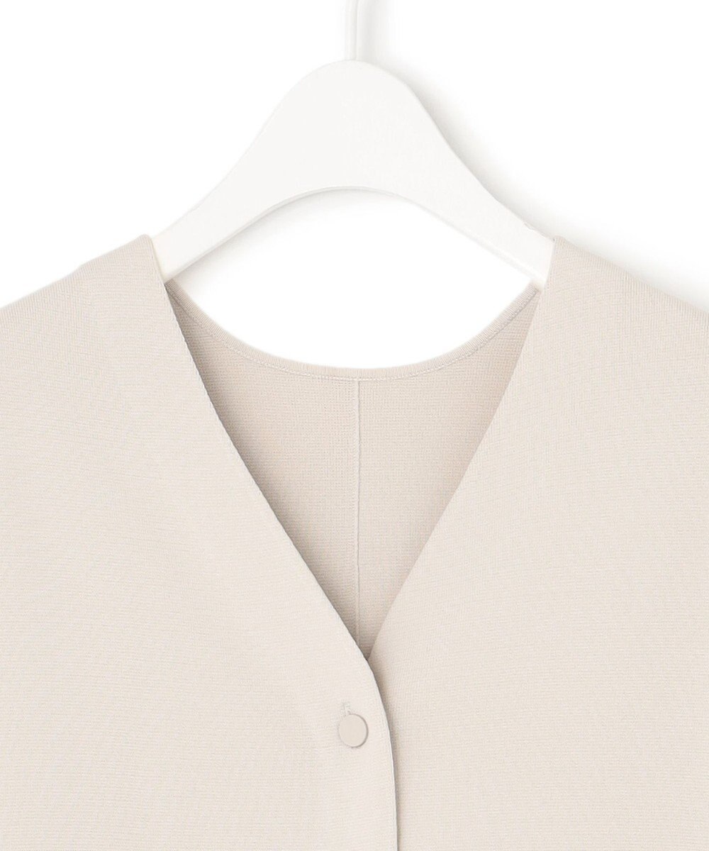 ICB 【洗える】ハイゲージスムース スリーブレスプルオーバー 