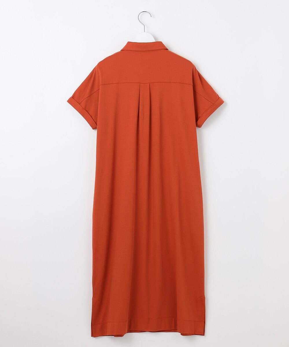 J.PRESS LADIES L 【WEB限定カラーあり・洗える】コンパクトコットンスムース ポロワンピース 