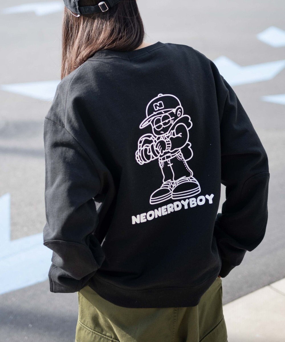 WEGO 【ユニセックス着用ITEM】THEBOYエルボーパッチクルーネックPO 