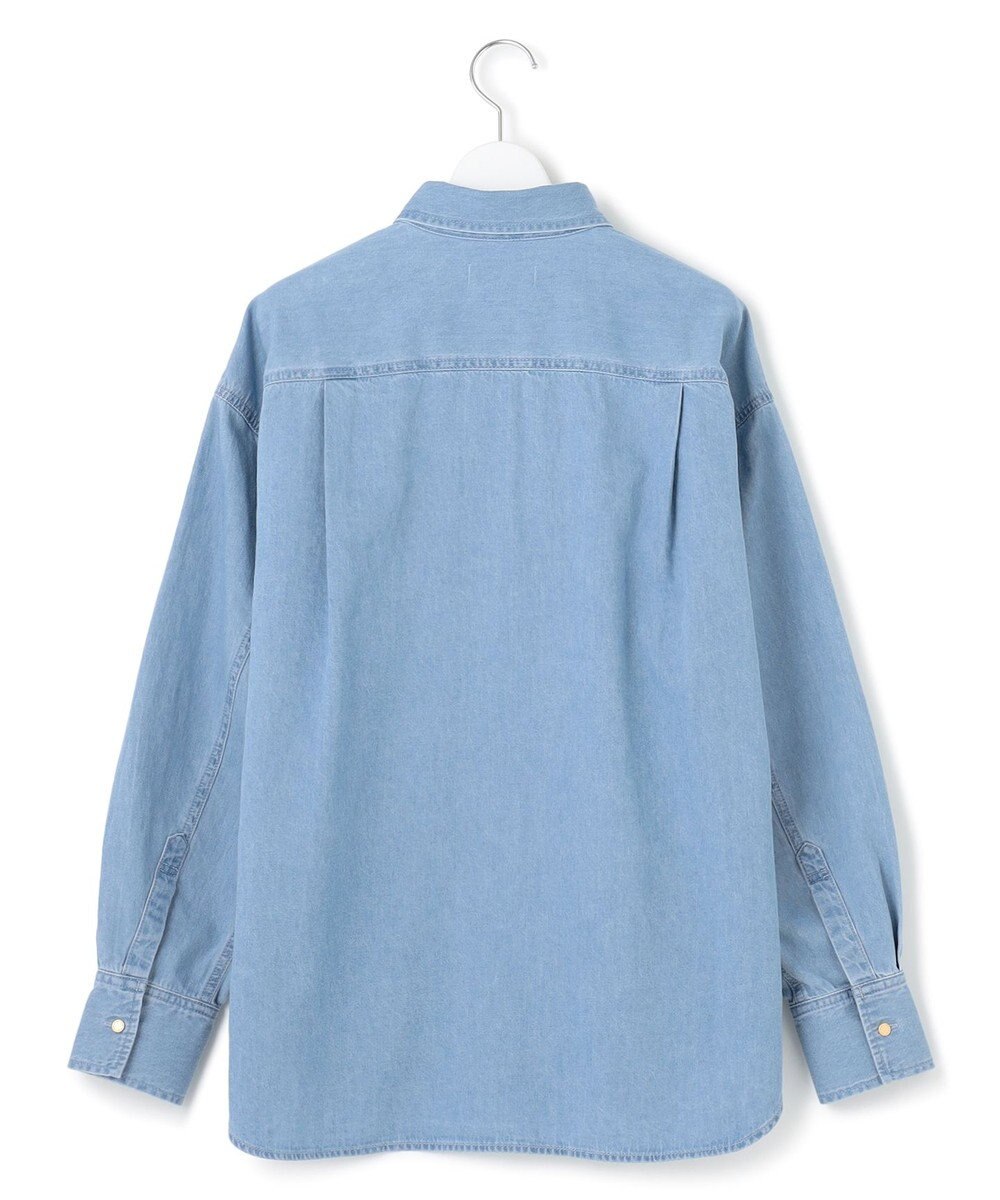 23区 S 【洗える】ライトダンガリー 2WAY シャツ 