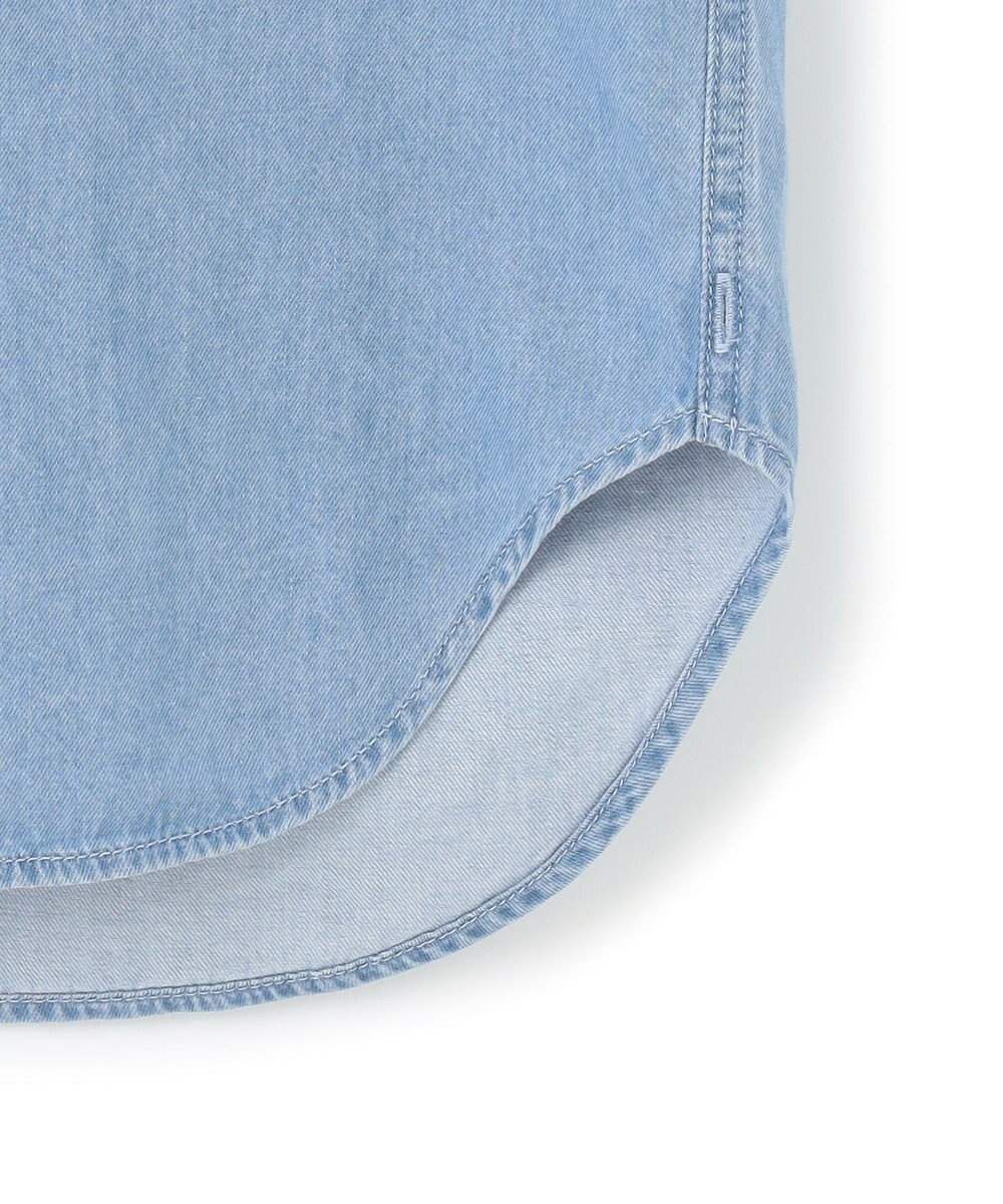 23区 S 【洗える】ライトダンガリー 2WAY シャツ 