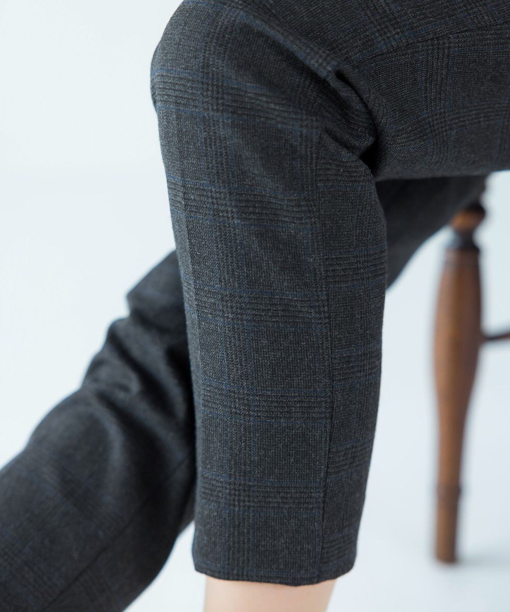 Tiaclasse 【安田美沙子さん着用・洗える】T/R両面起毛ストレッチパンツ 