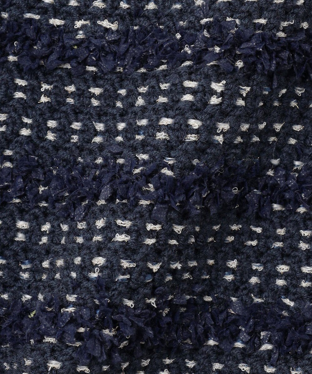 自由区 【カトリエムブーケ】Tweed melange フリンジスカート 