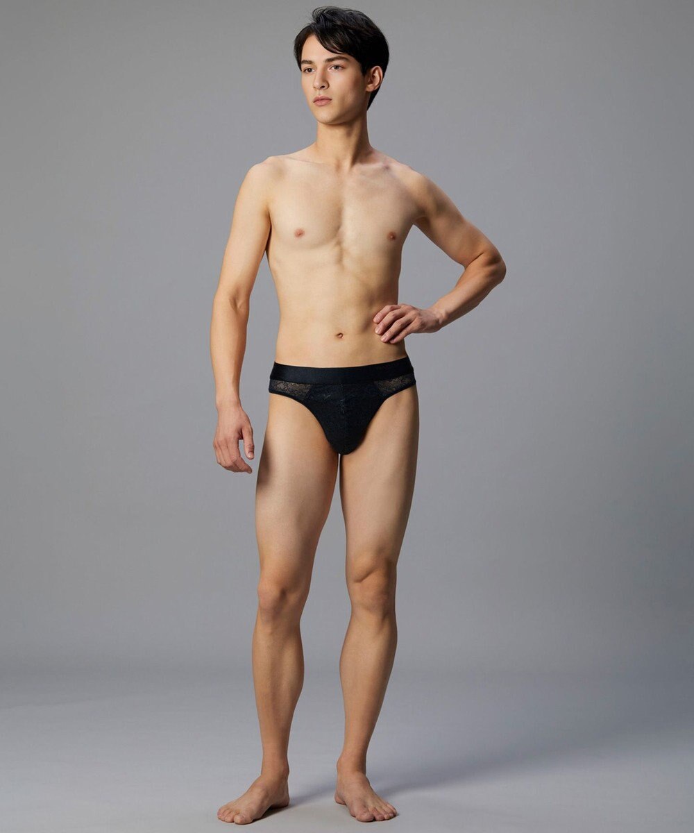 WACOAL MEN WACOAL MEN Tバック 【レースTバック】 通気性 フロント立体設計 前閉じ 下着 メンズ WF1832 /ワコールメン 