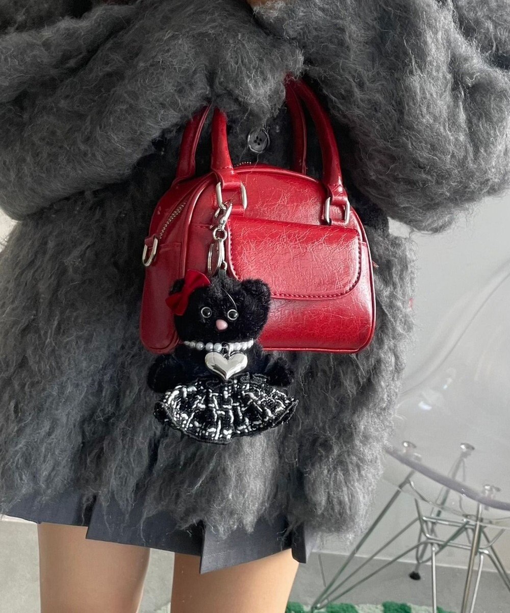 WEGO ゴージャスキャットぬいぐるみキーホルダー 