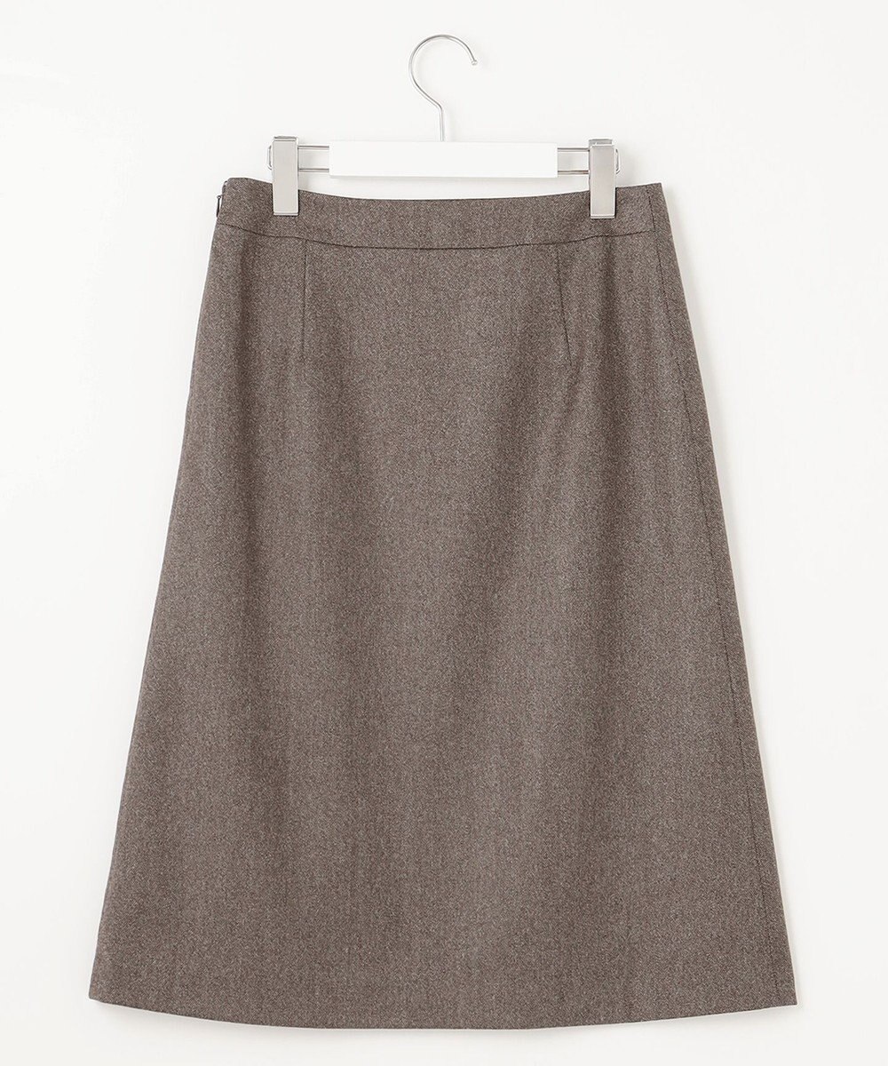 J.PRESS LADIES S 【セットアップ対応】ウールストレッチツイード スカート 