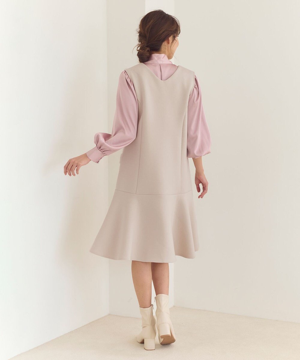 Feroux 【新型・洗える】リボンデザイン ダンボールワンピース 