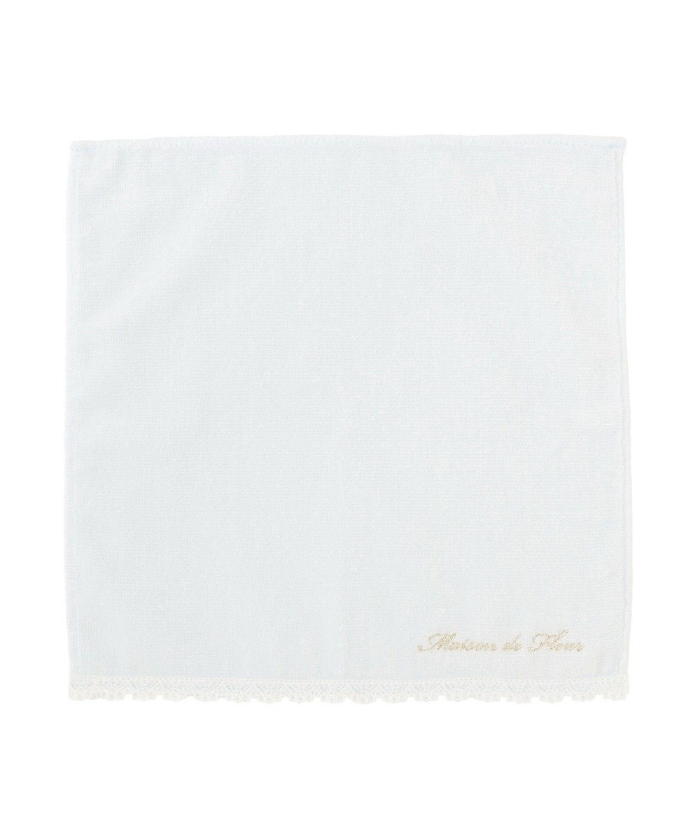 Maison de FLEUR アンダーレースタオルハンカチ 