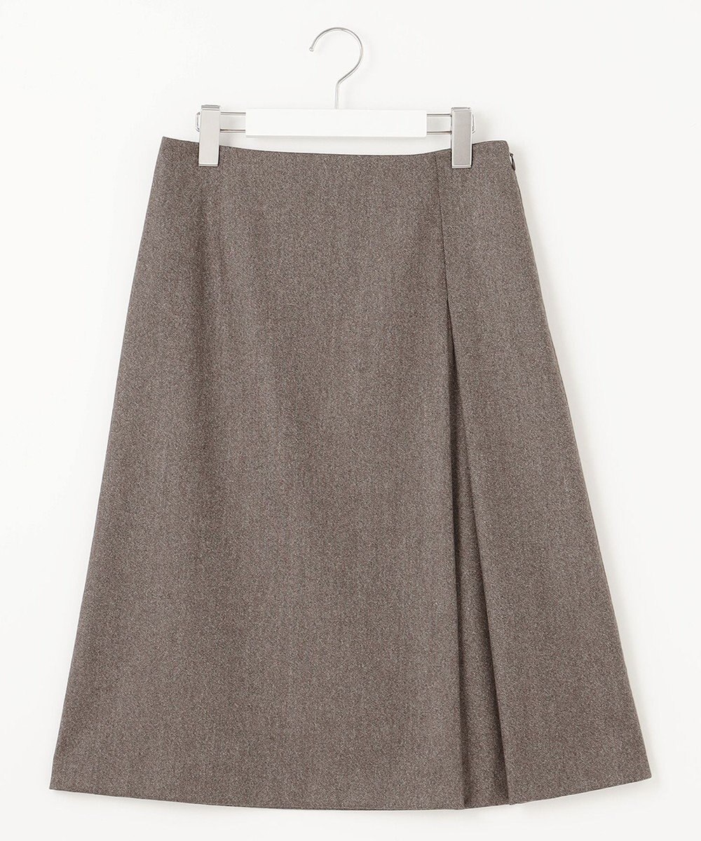 J.PRESS LADIES S 【セットアップ対応】ウールストレッチツイード スカート 