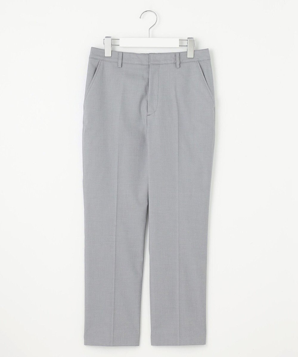 J.PRESS LADIES L 【セットアップ対応・洗える・撥水・防汚】コットンFITTYシャーク テーパード パンツ 