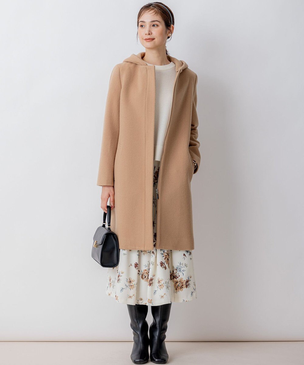 組曲 ローズシックプリント スカート 