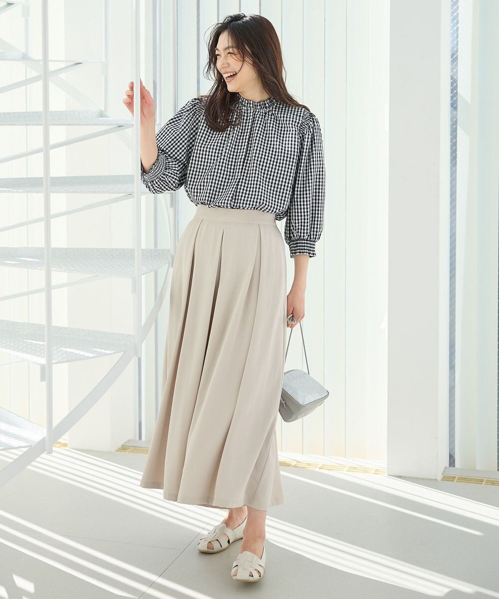 ANY 【吸水速乾/イージーケア/UVカット/接触冷感】さらさらDRYスカーチョ 