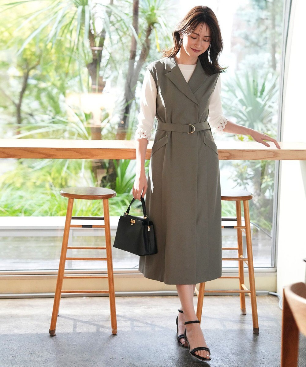 ANY SIS 【2WAY】テーラードジレ ワンピース 