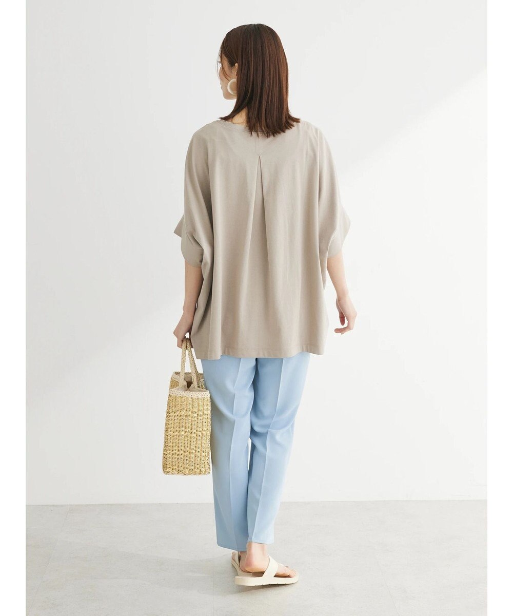 Green Parks 冷っとすずやか　ドルマンカット５分袖プルオーバー 