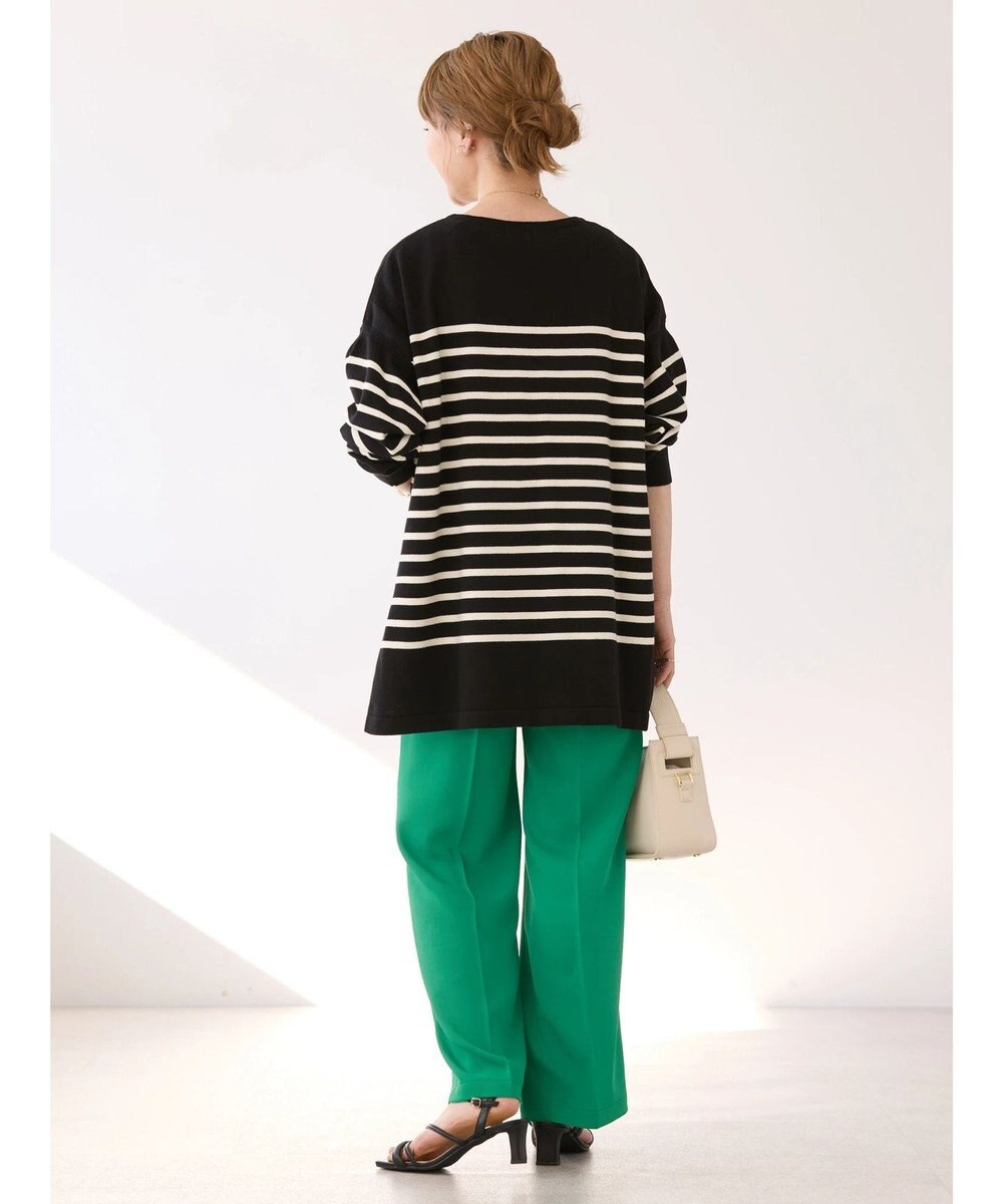 AMERICAN HOLIC パネルボーダーニットチュニック 