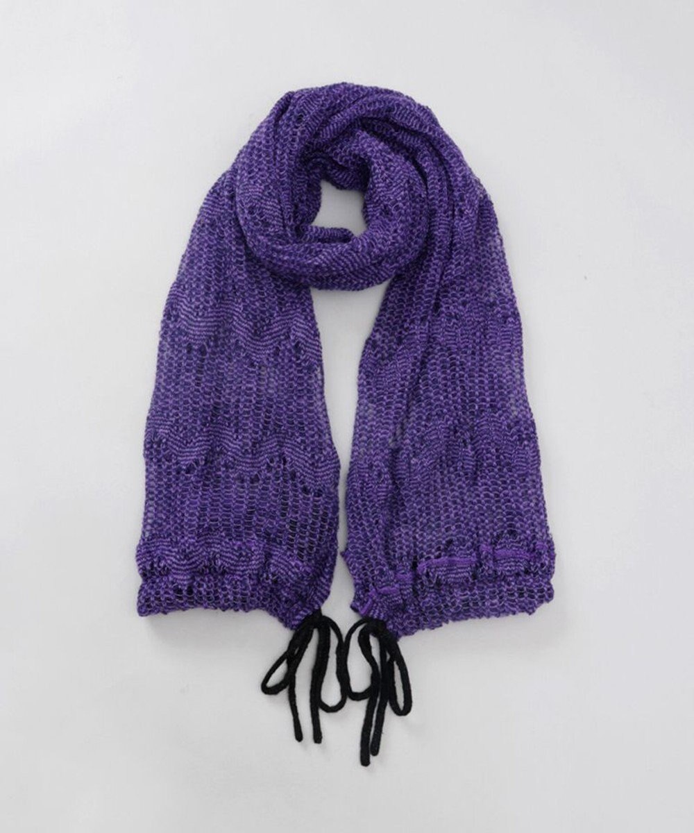 AURORA 【 ANNA SUI（アナ スイ）】リボン付きセミストール(WASH) 