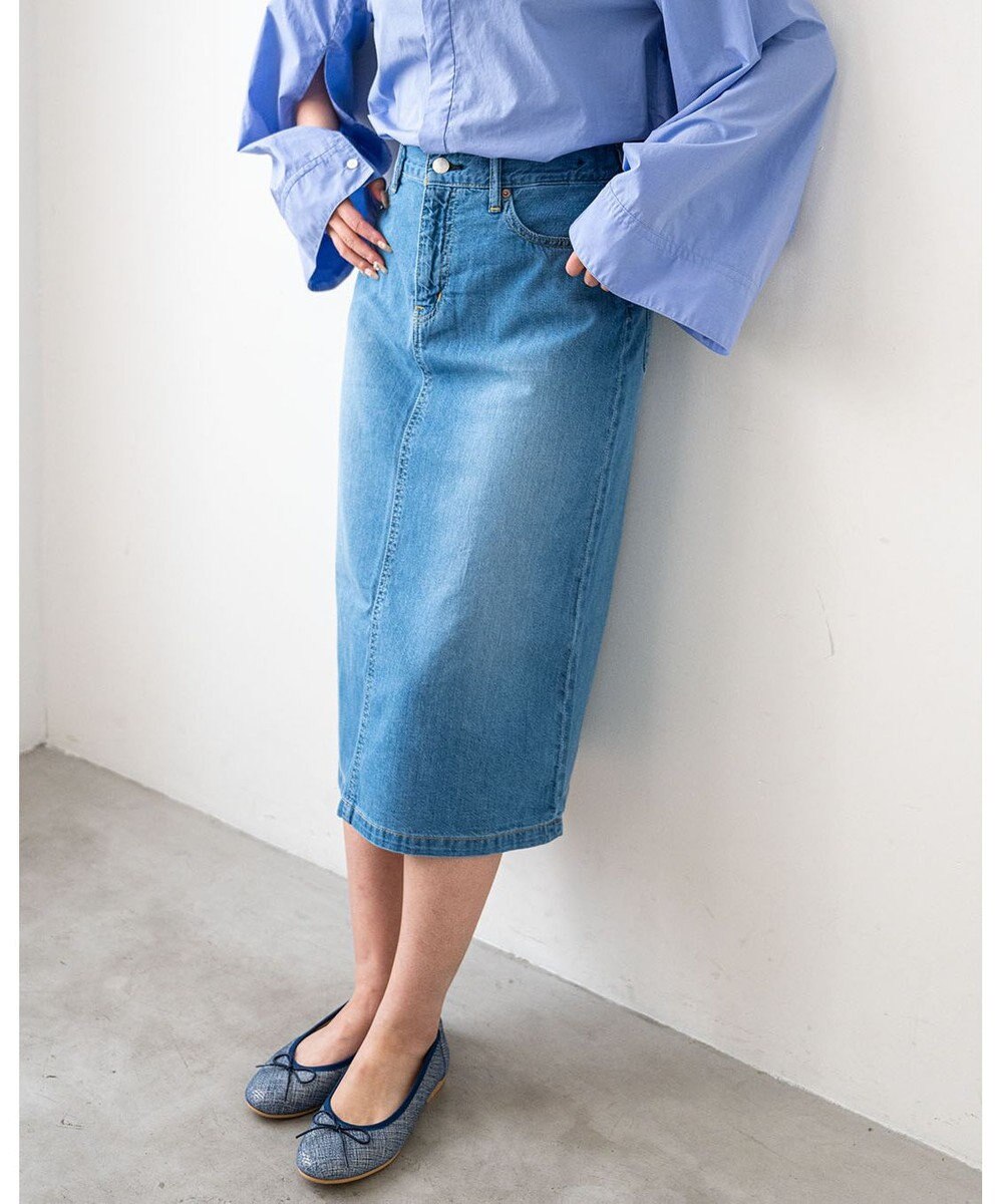 caqu FS 3/4丈 デニムスカートⅡ 