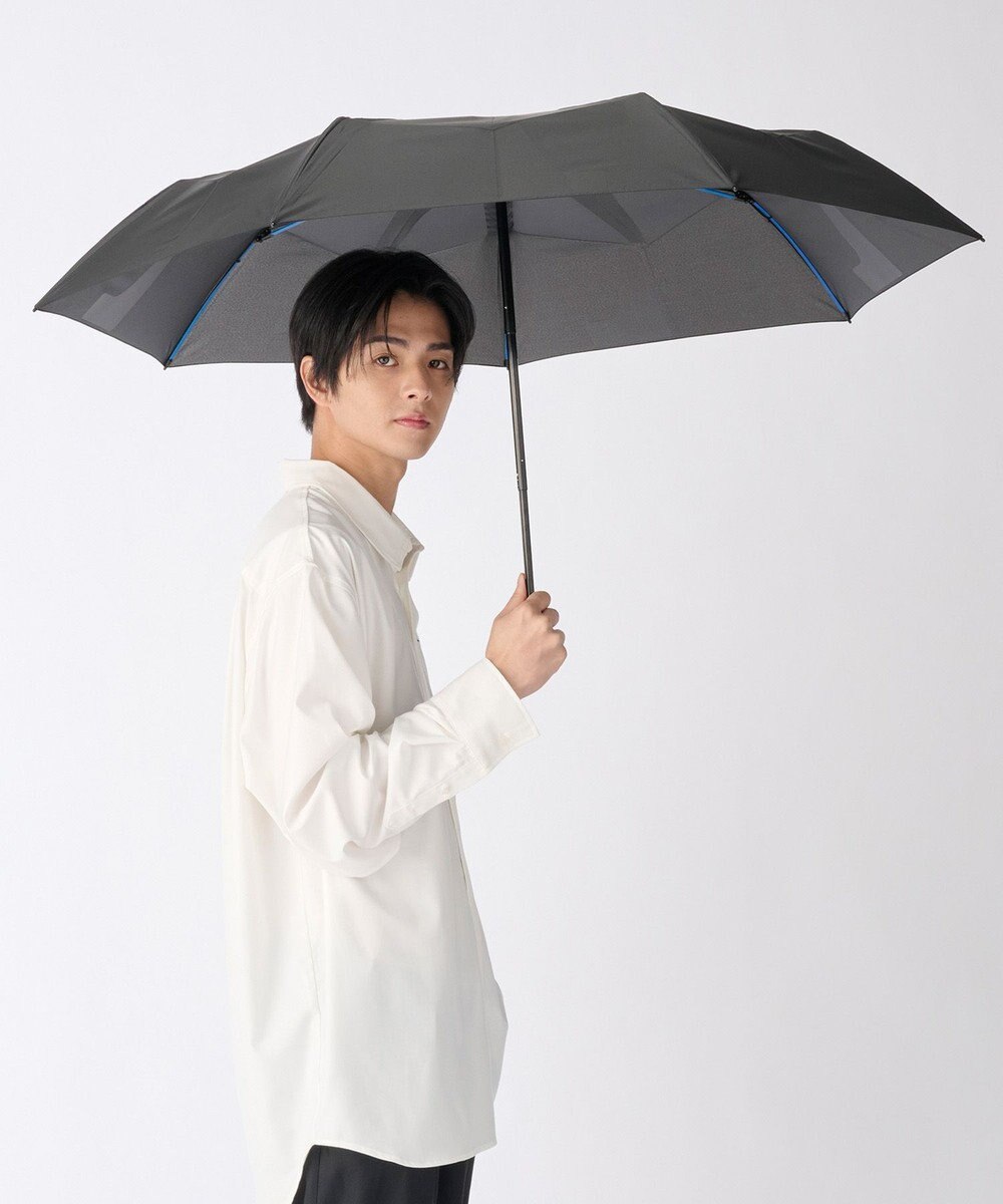 MOONBAT 【3秒でたためる傘/耐風】urawaza 無双(ウラワザ ムソウ)  折りたたみ傘 無地  58cm 