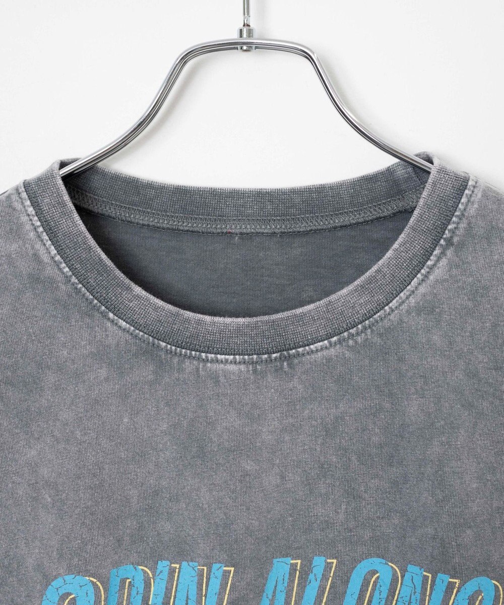 WEGO 【綿100%】ヴィンテージウォッシュグラフィックTシャツ 