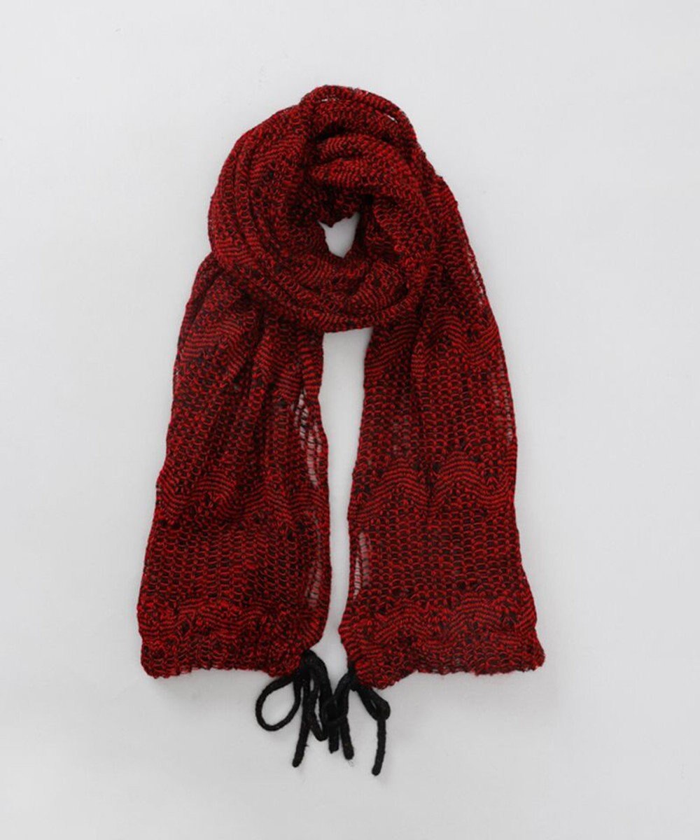 AURORA 【 ANNA SUI（アナ スイ）】リボン付きセミストール(WASH) 