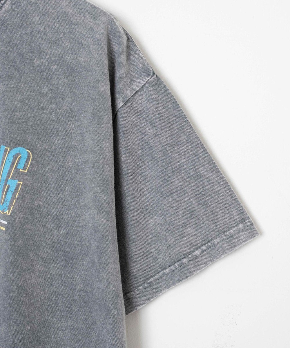 WEGO 【綿100%】ヴィンテージウォッシュグラフィックTシャツ 