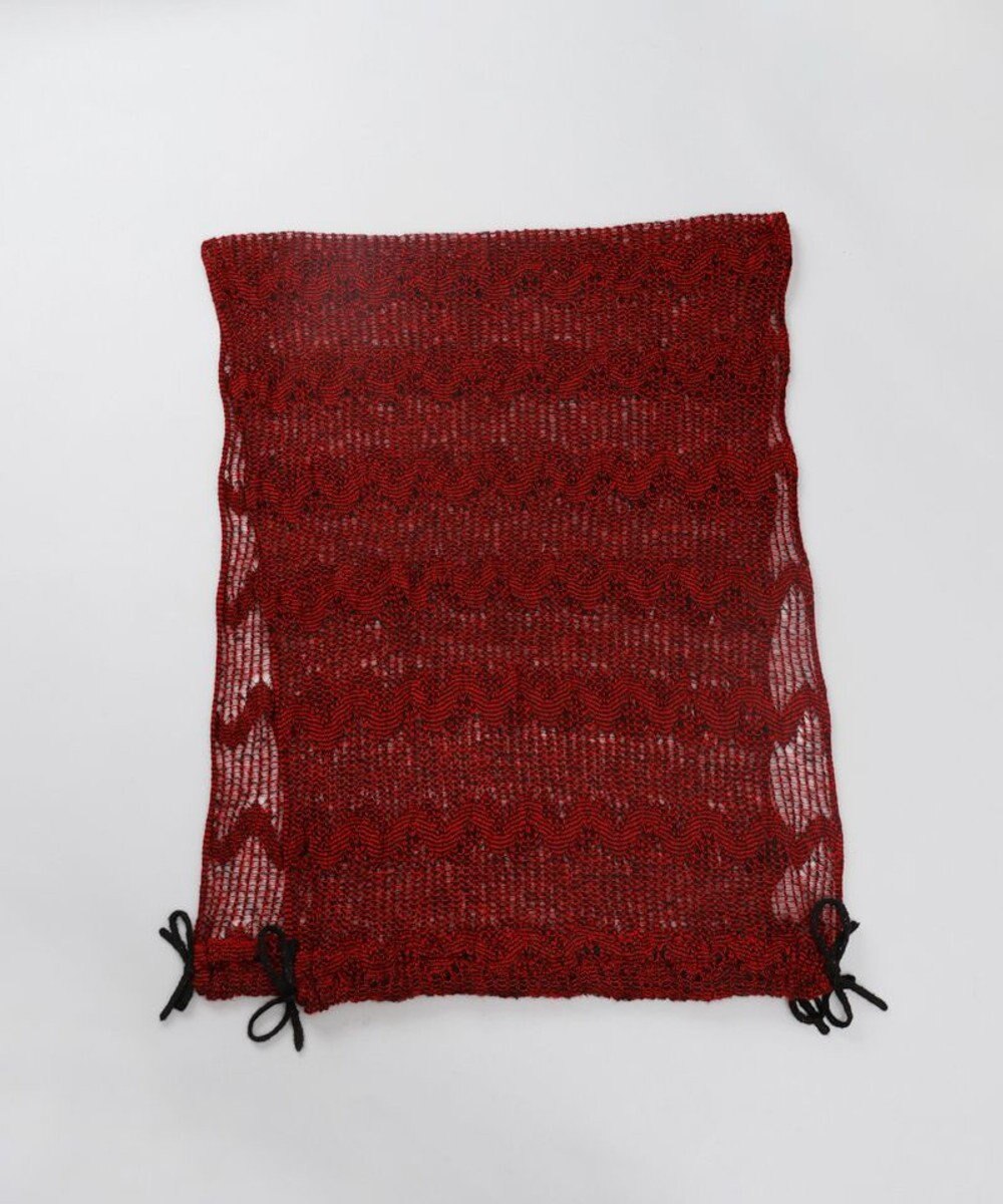 AURORA 【 ANNA SUI（アナ スイ）】リボン付きセミストール(WASH) 