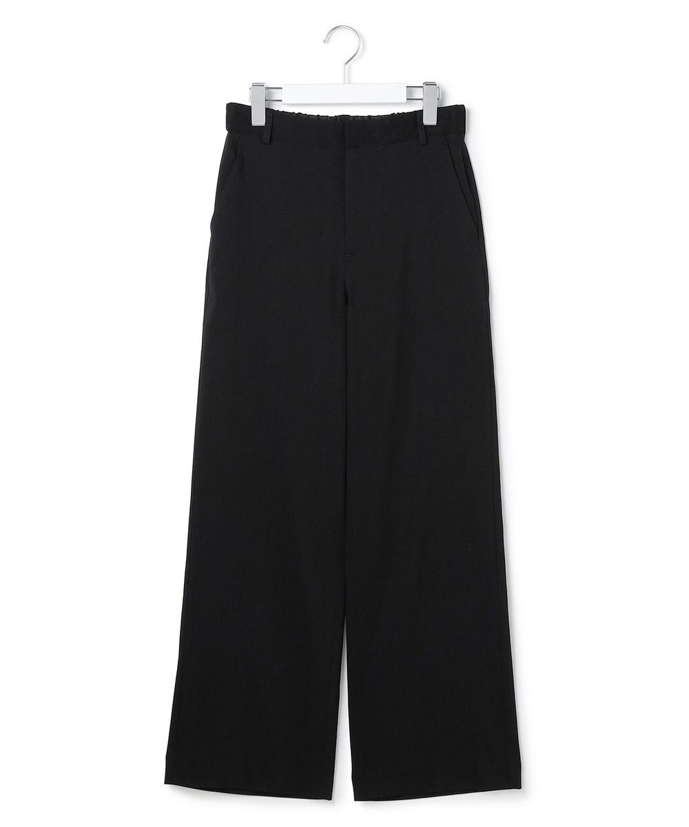 23区 【CanCam・CLASSY.掲載】リネンレーヨンストレッチ ワイドパンツ 