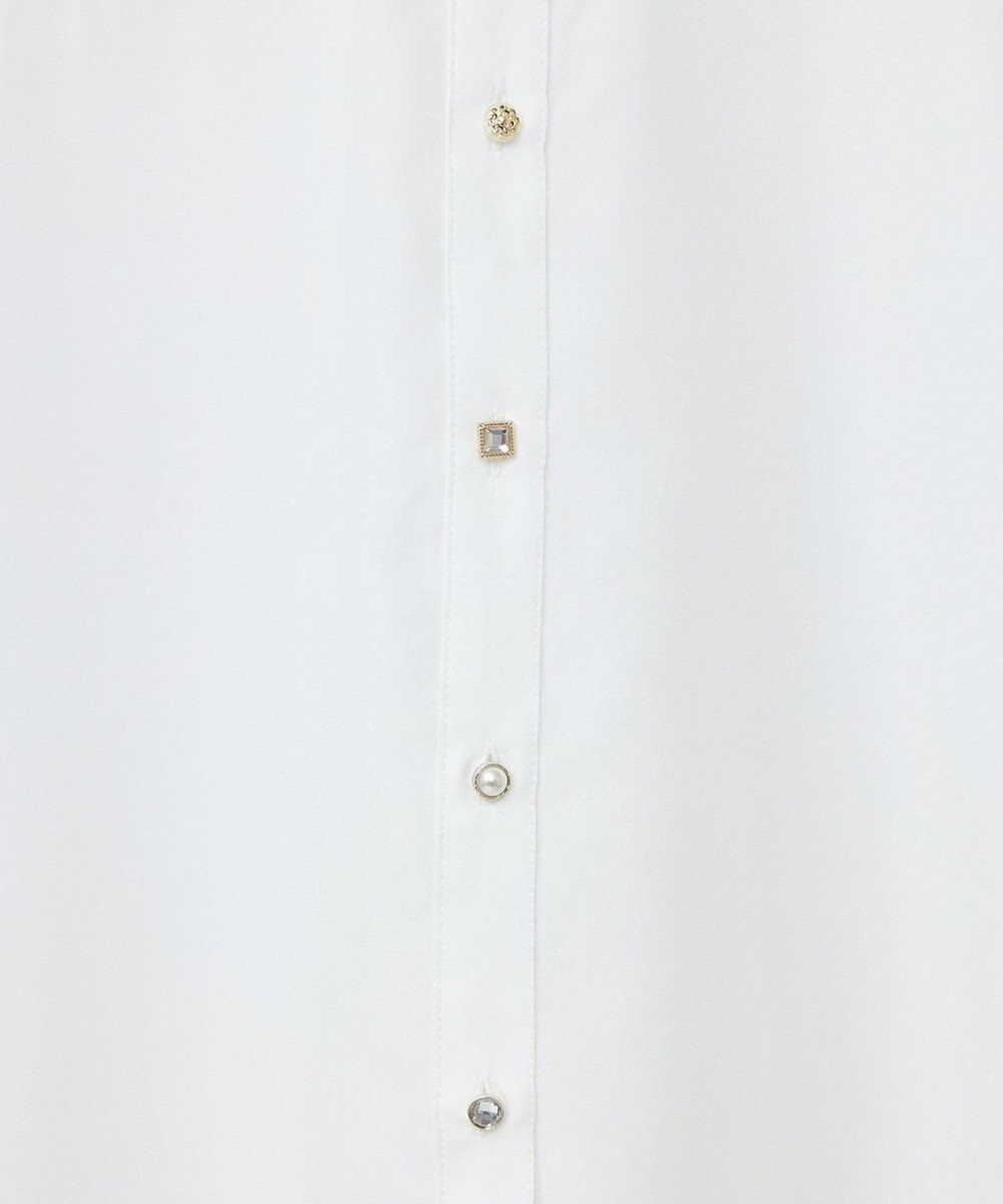 Green Parks ・ＥＬＥＮＣＡＲＥ　ＤＵＥ　イロイロ釦シャツチュニック 