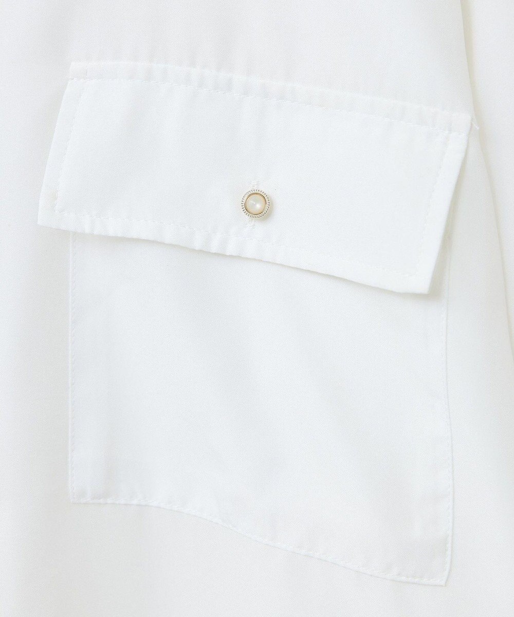 Green Parks ・ＥＬＥＮＣＡＲＥ　ＤＵＥ　イロイロ釦シャツチュニック 