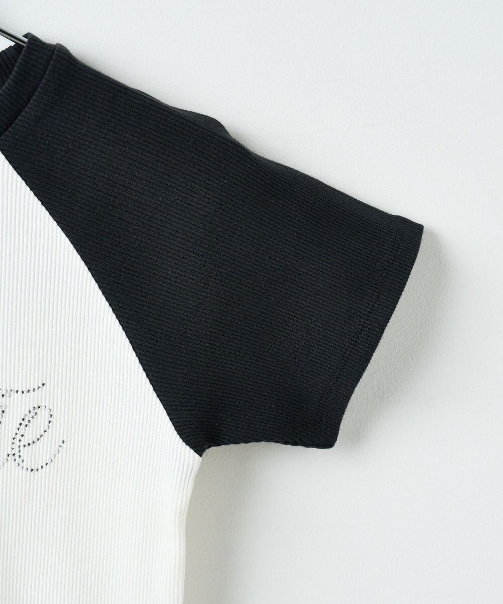 WEGO ラインストーンラグランちびT 