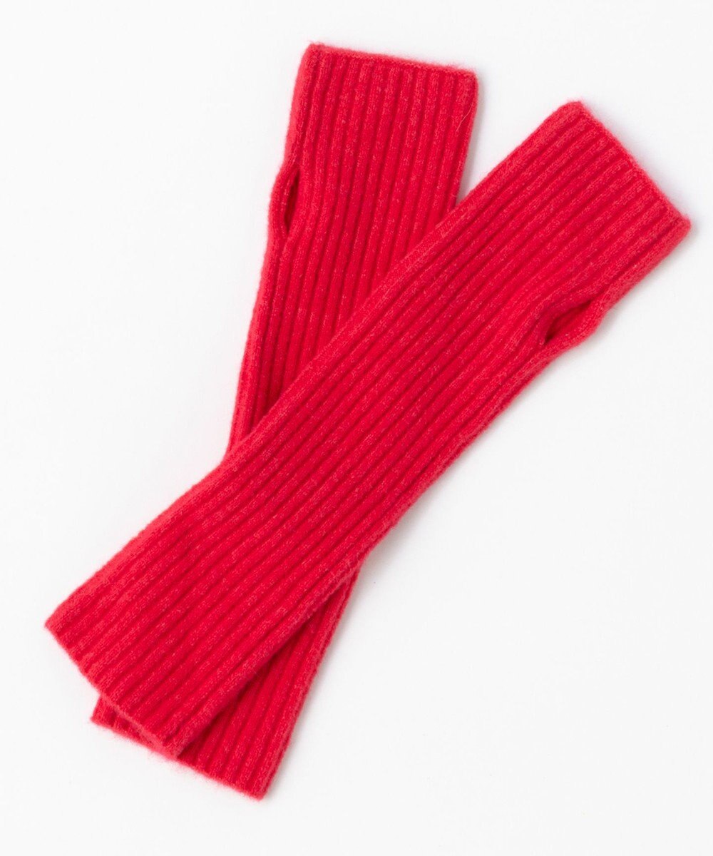 UNFILO 【洗える】ふわふわニット アームウォーマー 