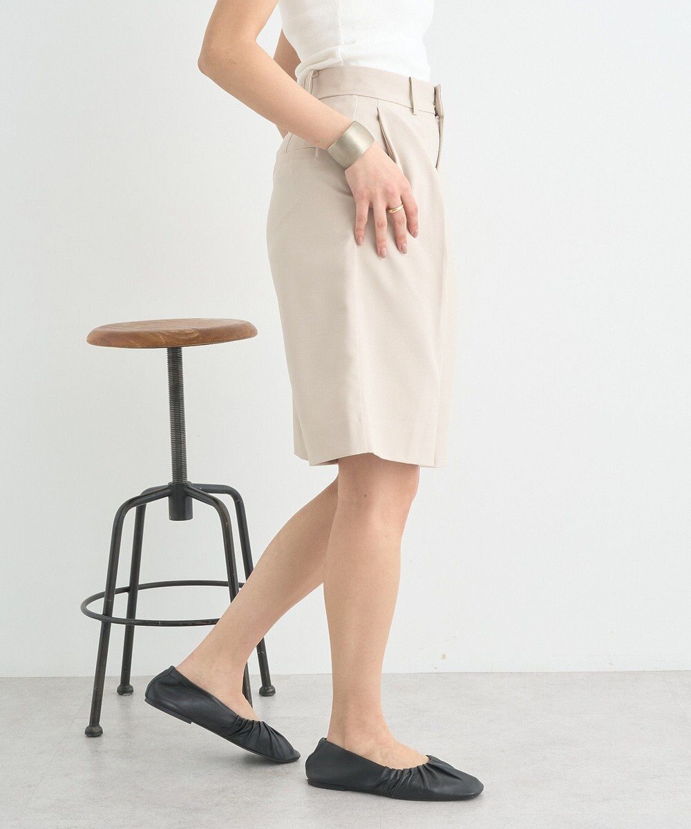 earth music&ecology タックハーフパンツ 