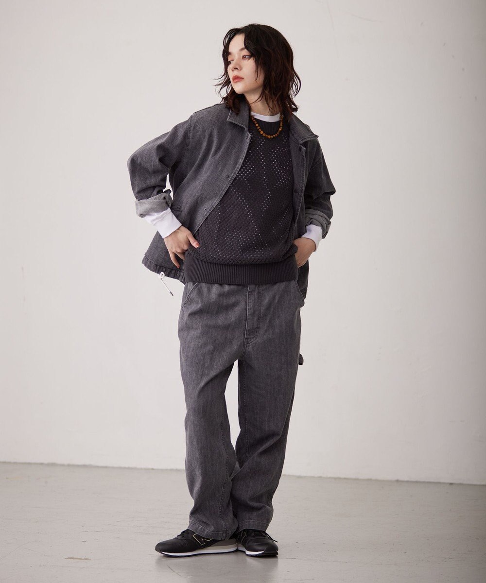 J.PRESS YORK STREET 【UNISEX】デニムコーチジャケット 