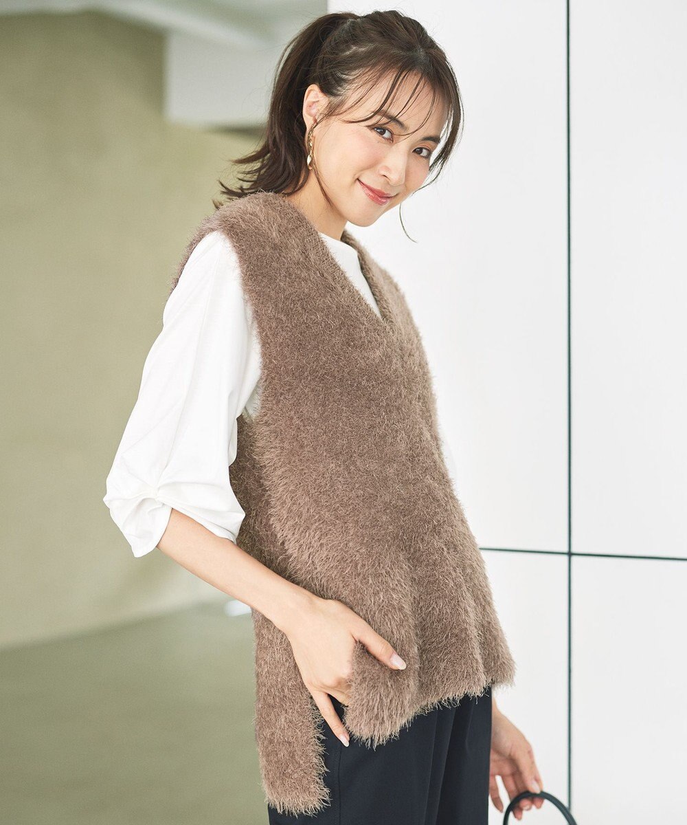 styling/ スタイリング フェザーヘムニットジャケット 捌ける