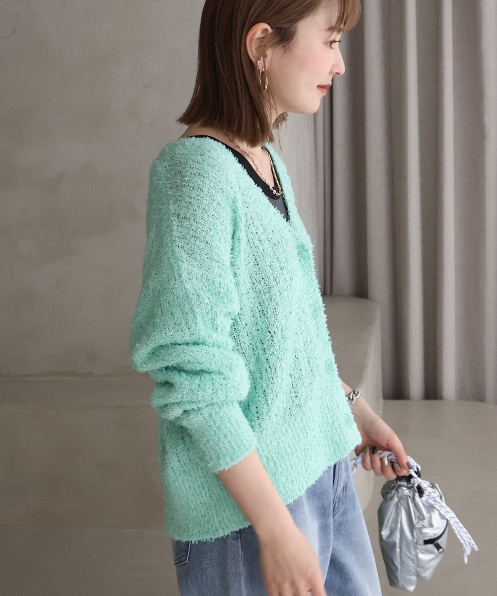 AMERICAN HOLIC テープヤーンカーディガン 