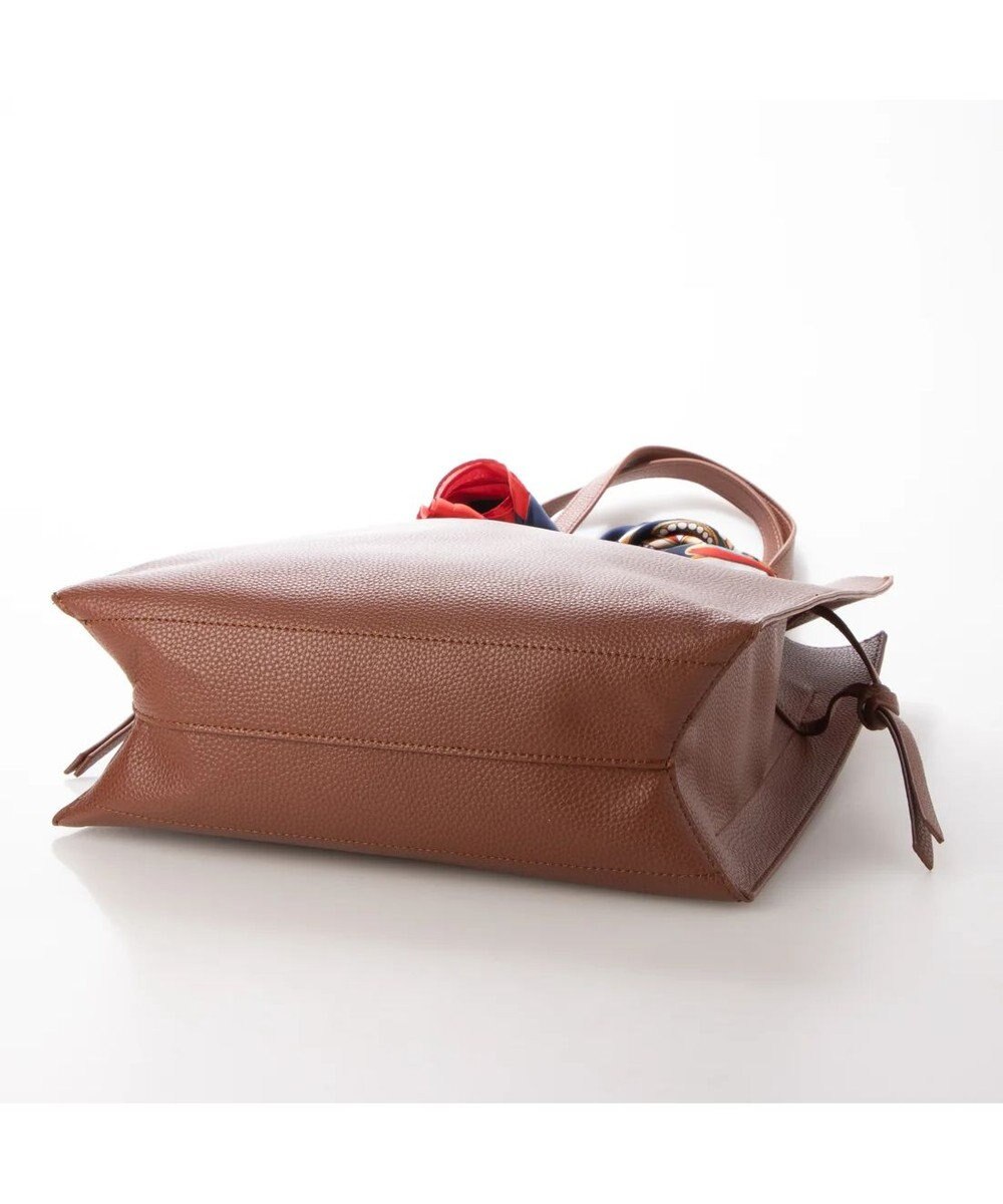 UNBILLION cachecache ビッグスカーフ付きサイド結びトート 