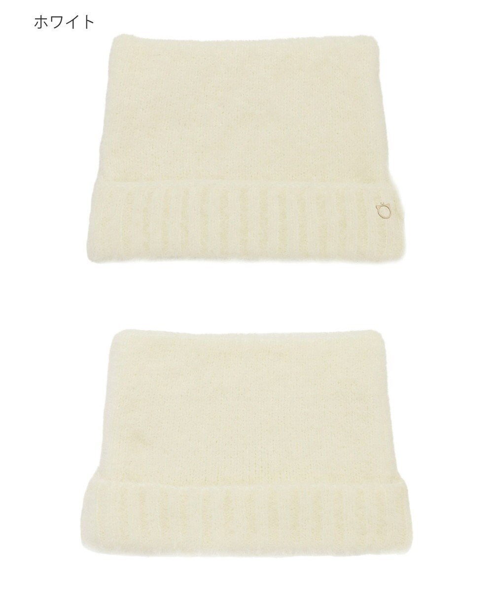 MOONBAT PAUL&JOE ACCESSOIRES(ポール&ジョー)ネコミミ シャギー ニット帽 