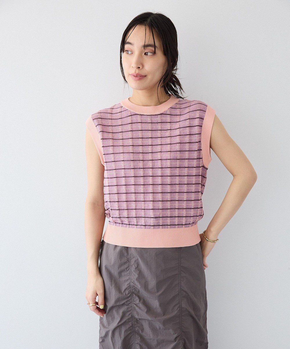 CRAFT STANDARD BOUTIQUE リンクスチェックニットベスト 