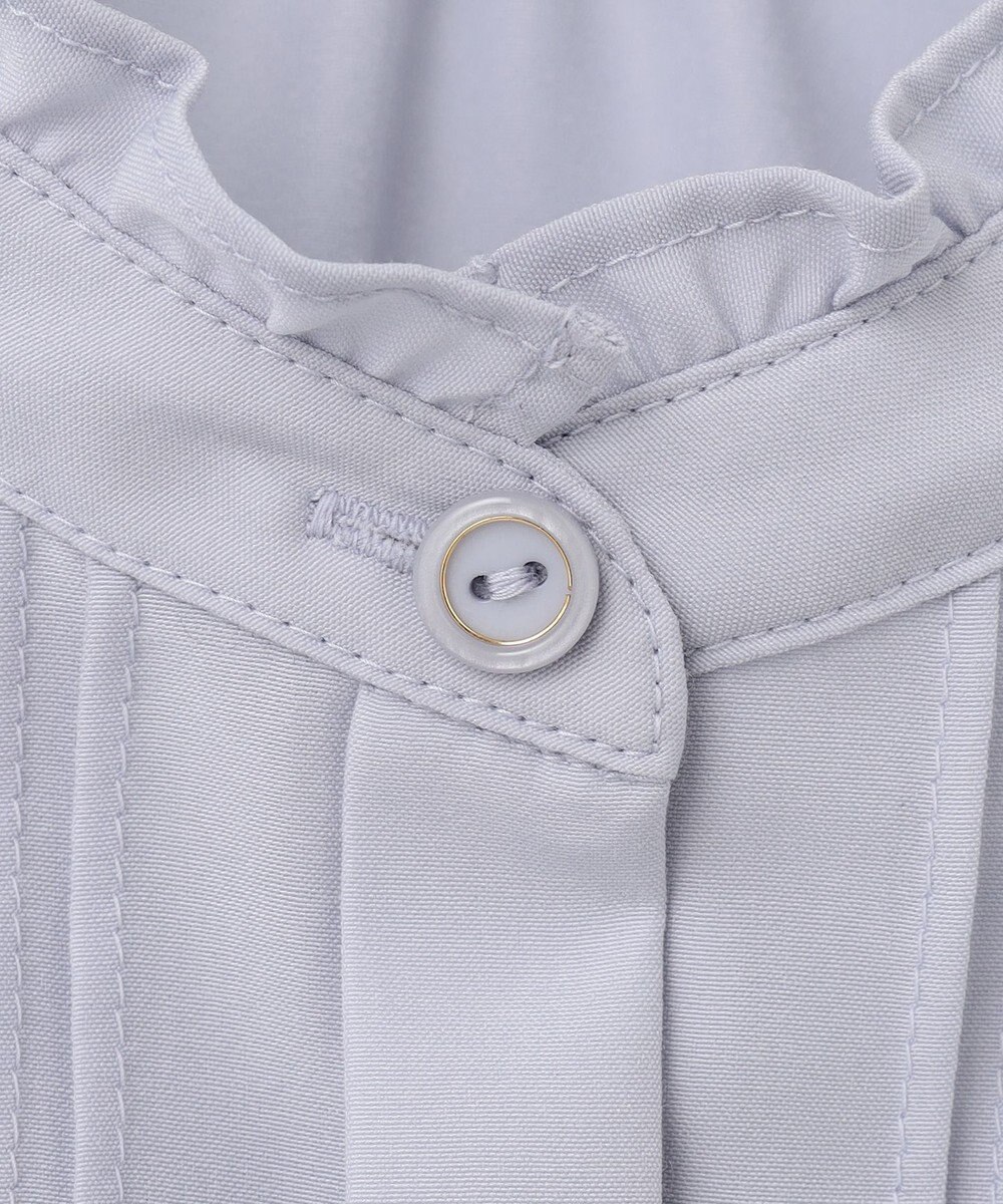 ANY SIS S 【洗える】フリルスタンドピンタック ブラウス 