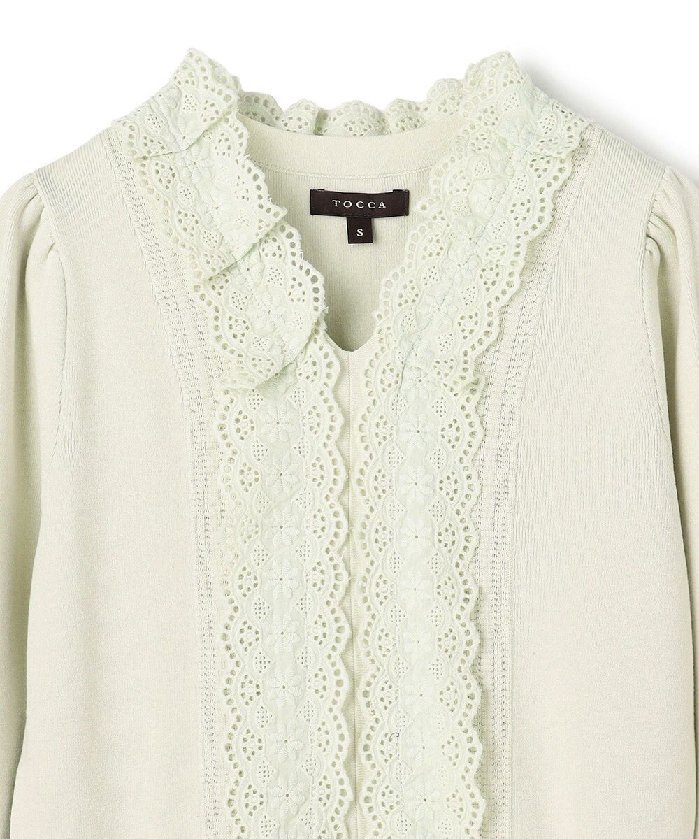 TOCCA LACE ROAD STORY ニットドレス 