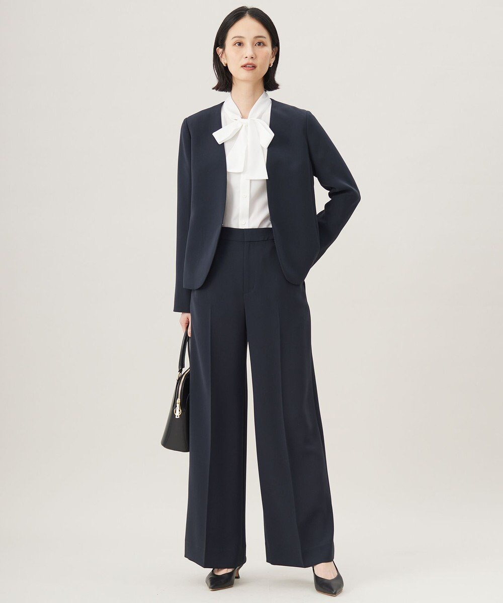 自由区 S 【セットアップ対応】トリアセダブルクロスノーカラー ジャケット 