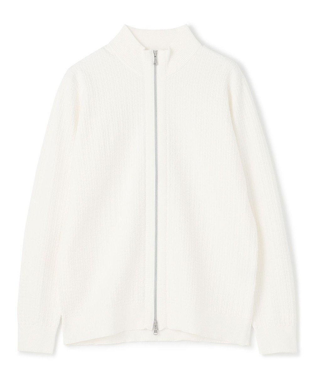 JOSEPH HOMME 【イージーケア】 ヴィスコースリンクス　ジップアップカーディガン 