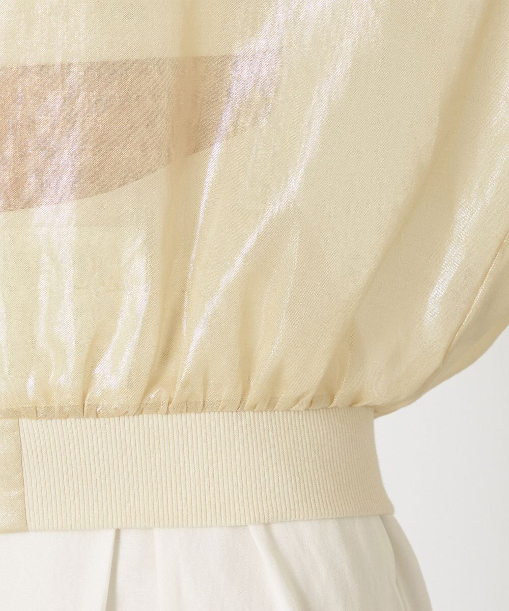 NAVE 【Nave・シアー素材】ラメボイル ブルゾン 