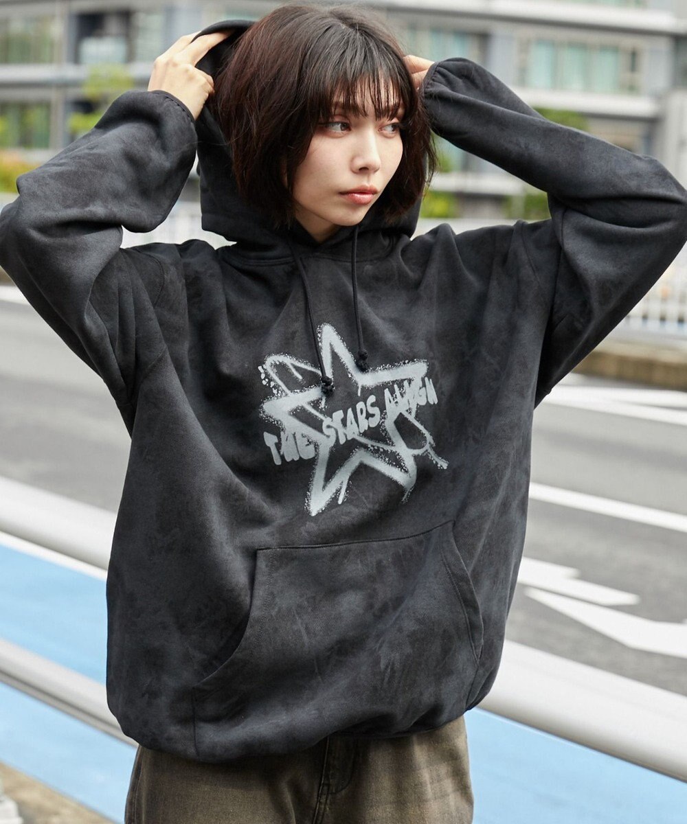 WEGO 【ユニセックス着用ITEM】スノーダイグラフィックビッグパーカー 