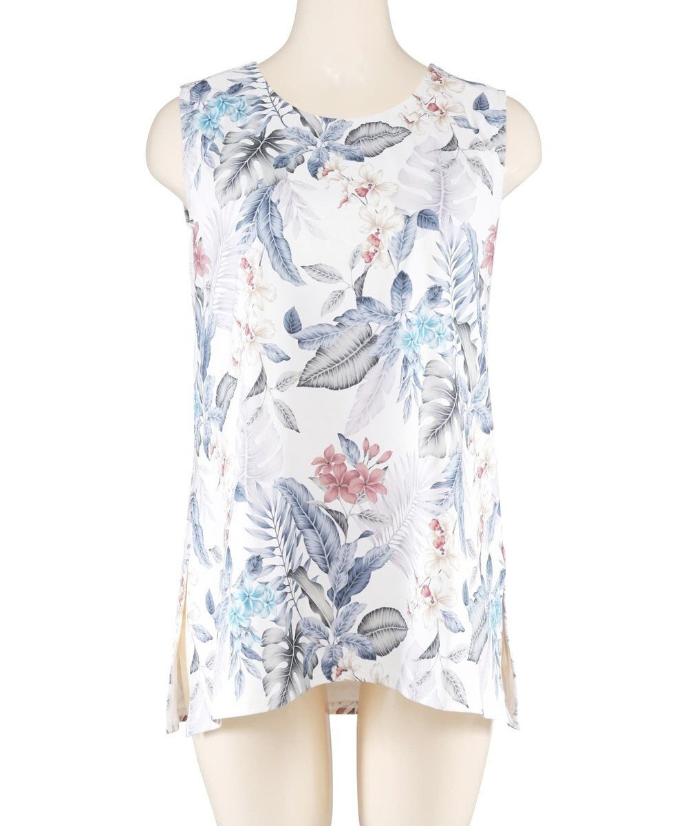 San-ai Resort（三愛水着楽園） 【水陸両用】　プリントカップ付きトップス　M・L　【Reir（レイール）】 