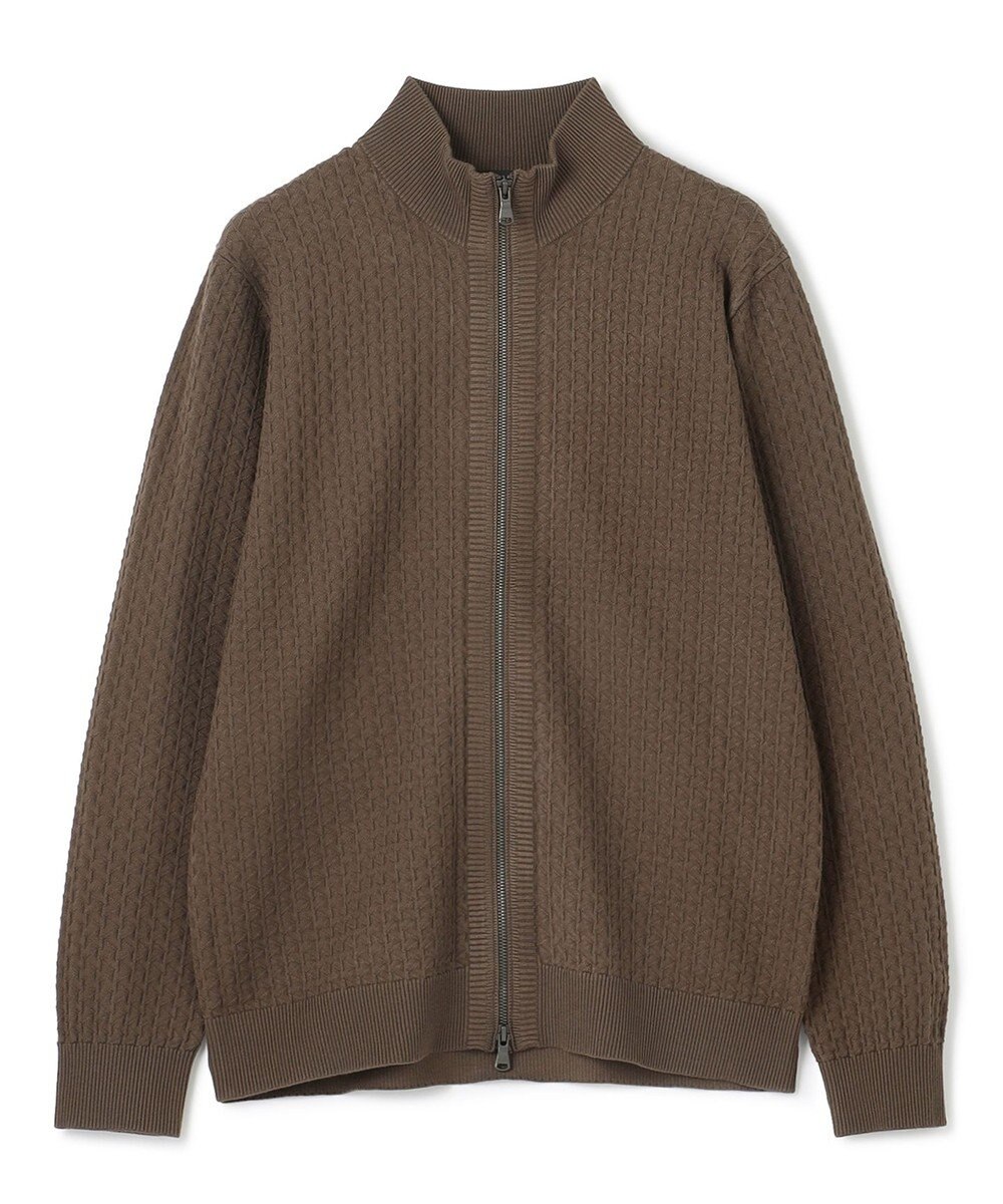 JOSEPH HOMME 【イージーケア】 ヴィスコースリンクス　ジップアップカーディガン 