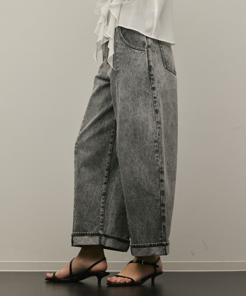 GRACE CONTINENTAL クロップトバレルパンツ 